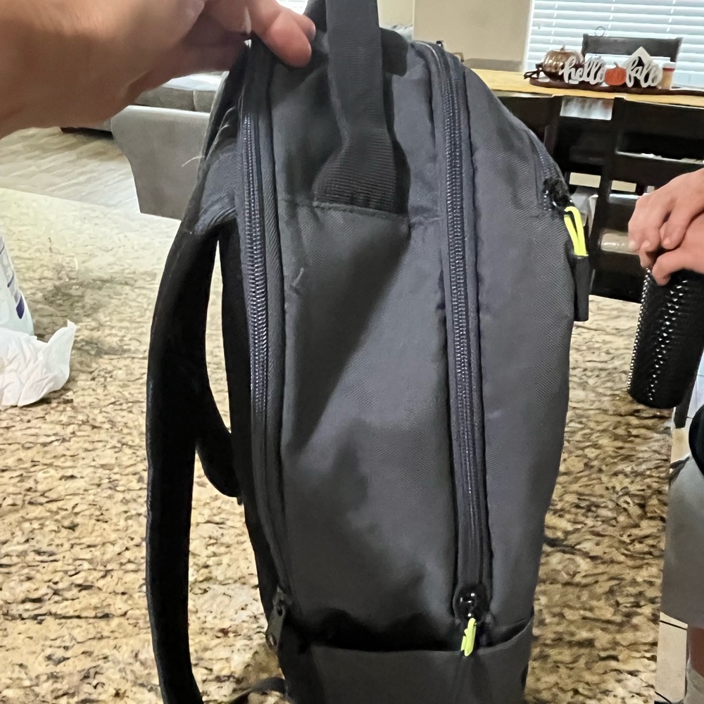 Nike Black Backpack with Neon Accents